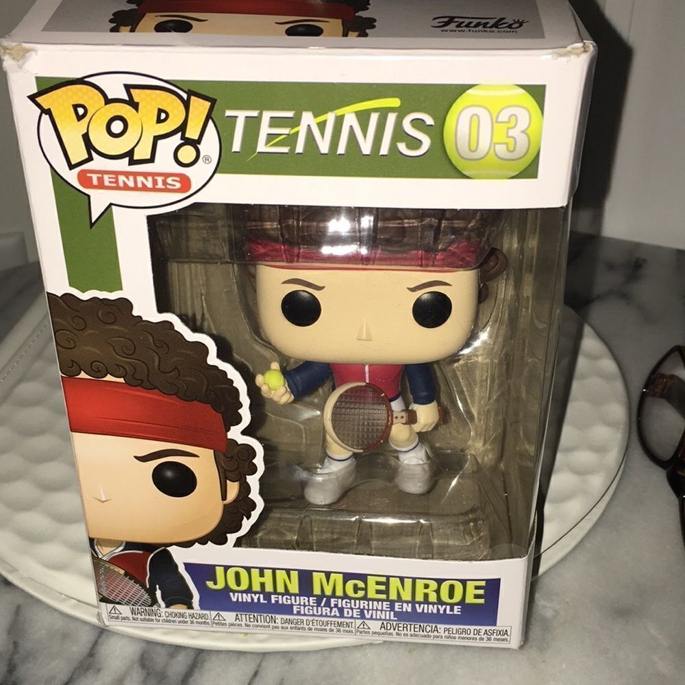 Funko Pop John McEnro Tennis Character New in Box (not perfect ) NIB